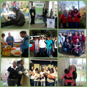 Mandela Day Volunteer Collages